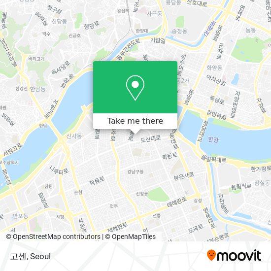 고센 map