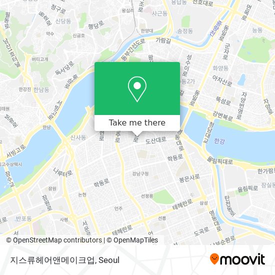 지스류헤어앤메이크업 map