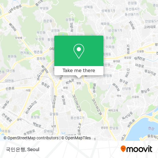 국민은행 map