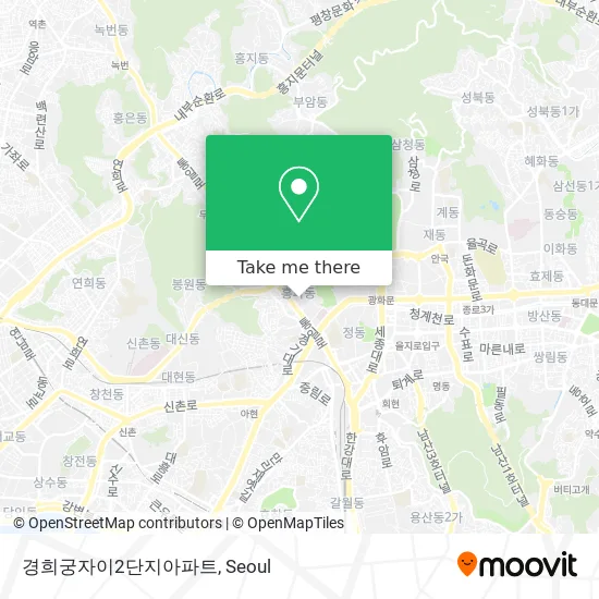 경희궁자이2단지아파트 map