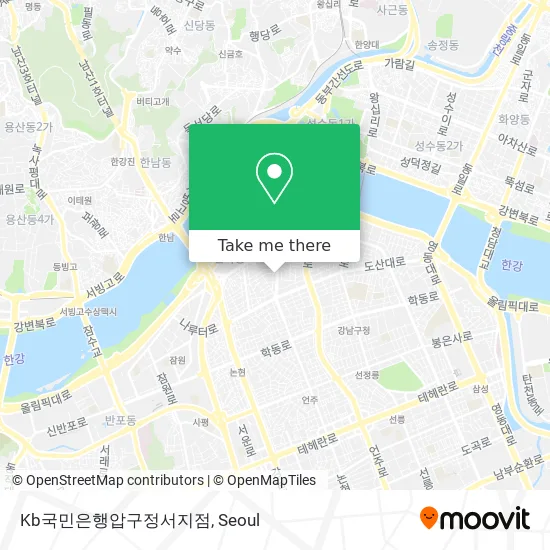 Kb국민은행압구정서지점 map