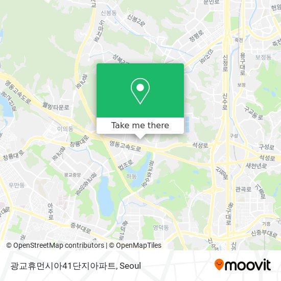 광교휴먼시아41단지아파트 map