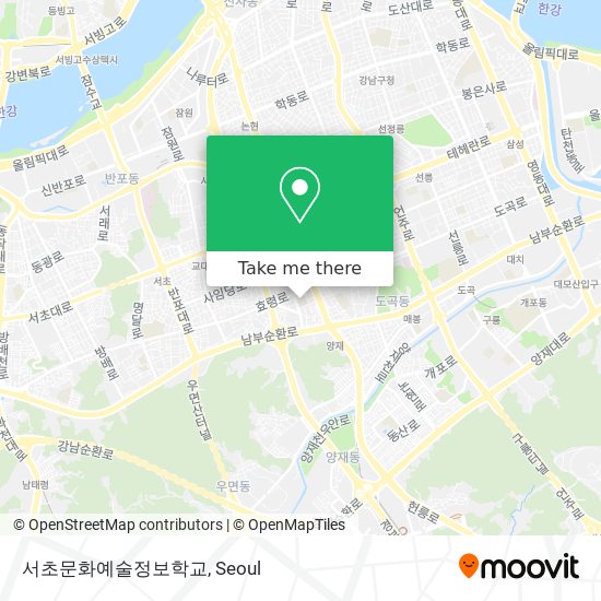 서초문화예술정보학교 map