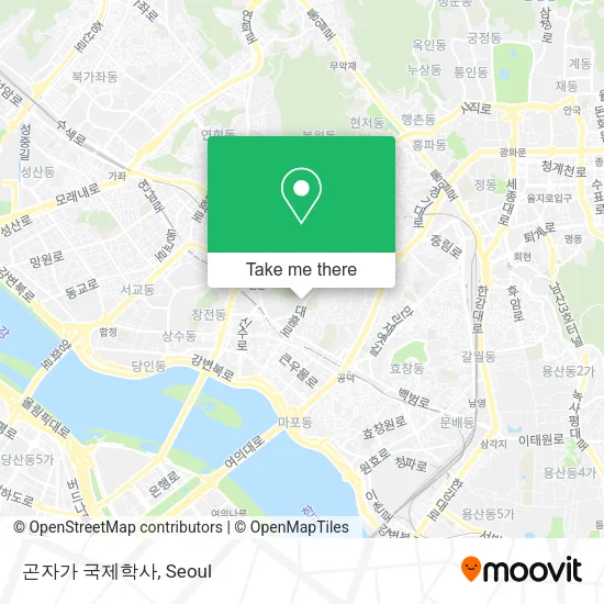 곤자가 국제학사 map