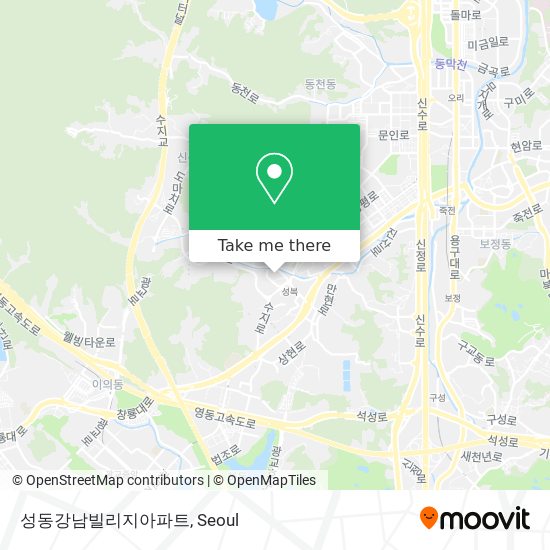 성동강남빌리지아파트 map
