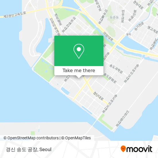 경신 송도 공장 map