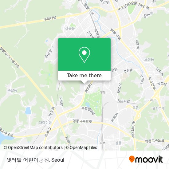 샛터말 어린이공원 map