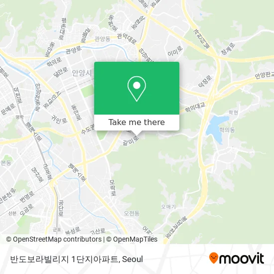 반도보라빌리지 1단지아파트 map