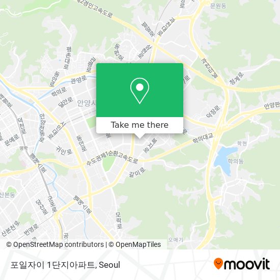 포일자이 1단지아파트 map