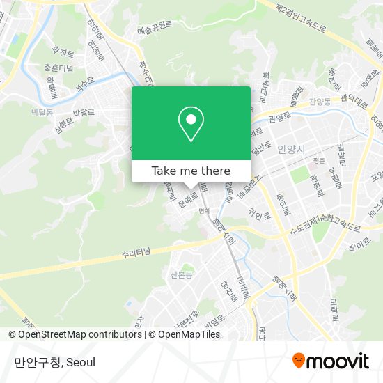 만안구청 map