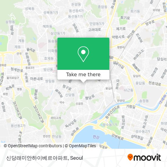 신당래미안하이베르아파트 map