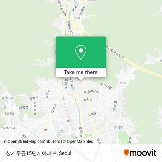 상계주공15단지아파트 map