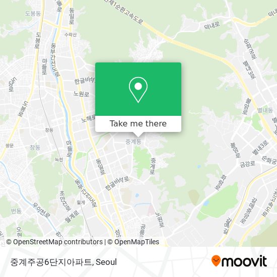 중계주공6단지아파트 map