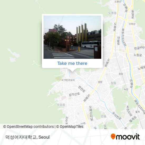 덕성여자대학교 map