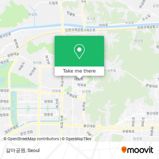 갈마공원 map