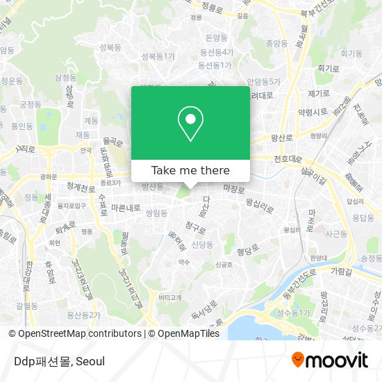 Ddp패션몰 map