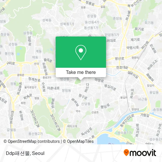 Ddp패션몰 map