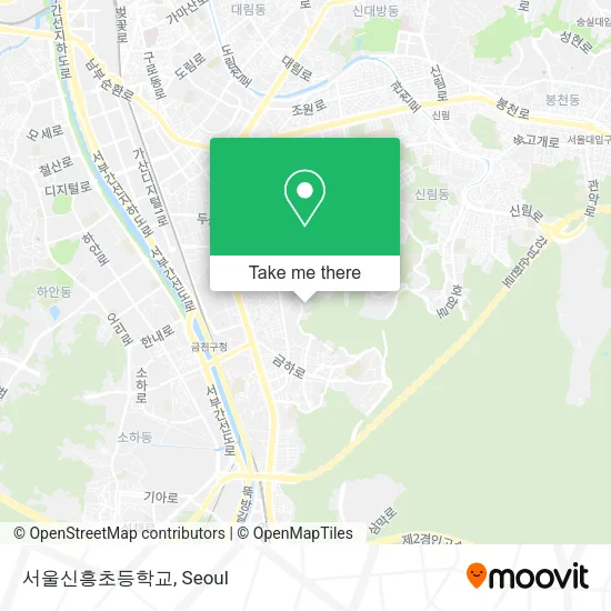 서울신흥초등학교 map