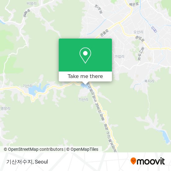 기산저수지 map