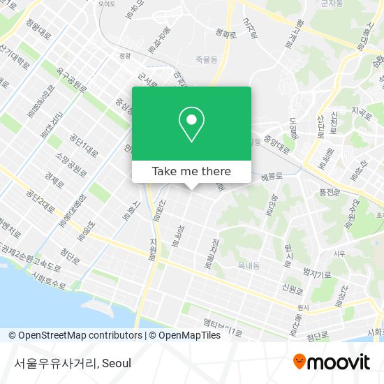 서울우유사거리 map