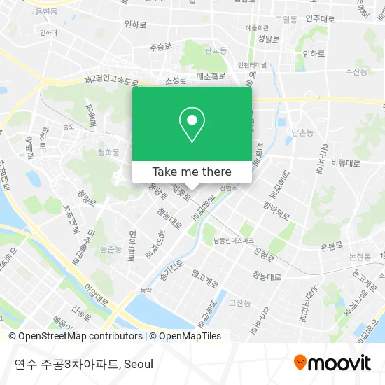 연수 주공3차아파트 map