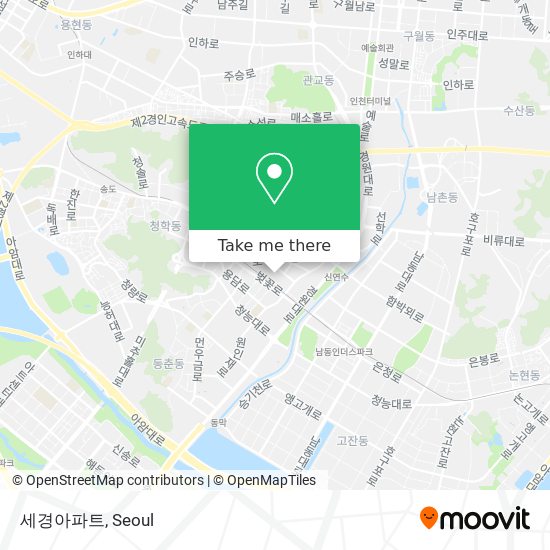 세경아파트 map