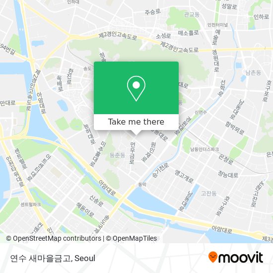 연수 새마을금고 map