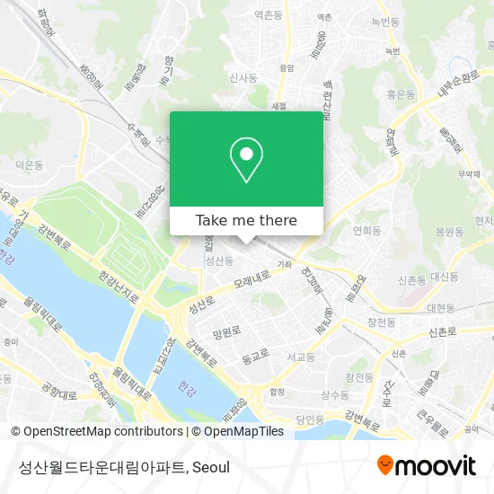 성산월드타운대림아파트 map
