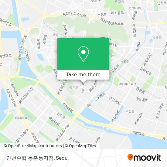 인천수협 동춘동지점 map