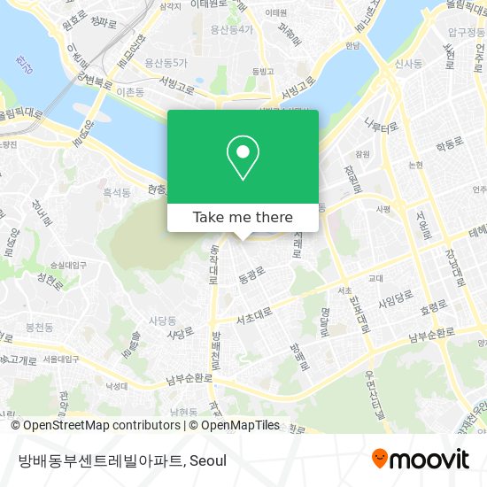 방배동부센트레빌아파트 map