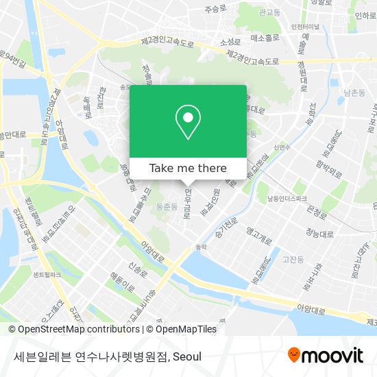 세븐일레븐 연수나사렛병원점 map