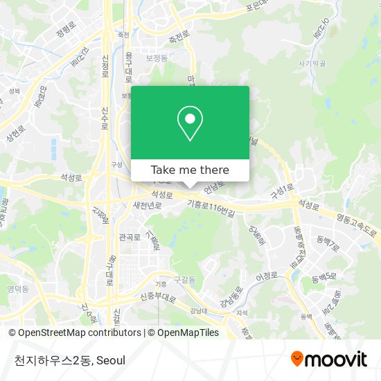 천지하우스2동 map