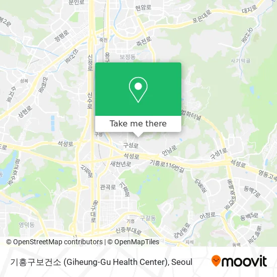 기흥구보건소 (Giheung-Gu Health Center) map