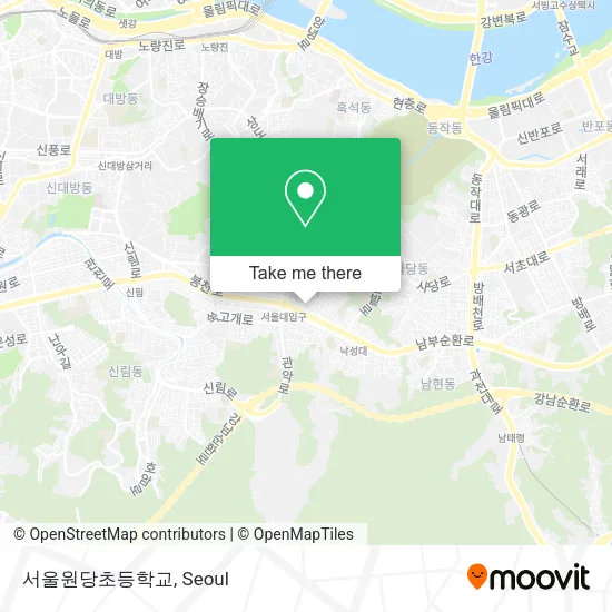서울원당초등학교 map