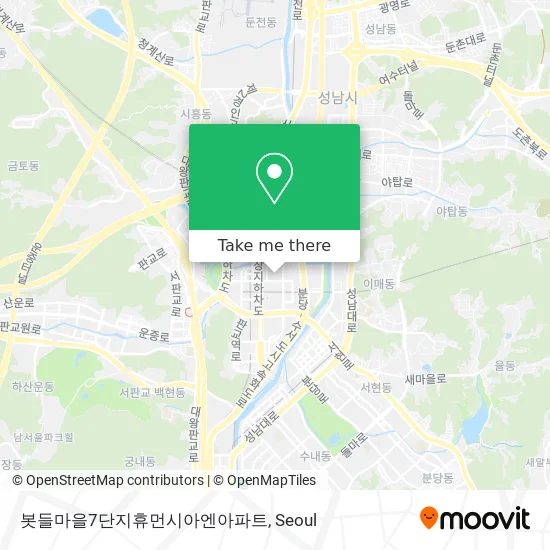 봇들마을7단지휴먼시아엔아파트 map
