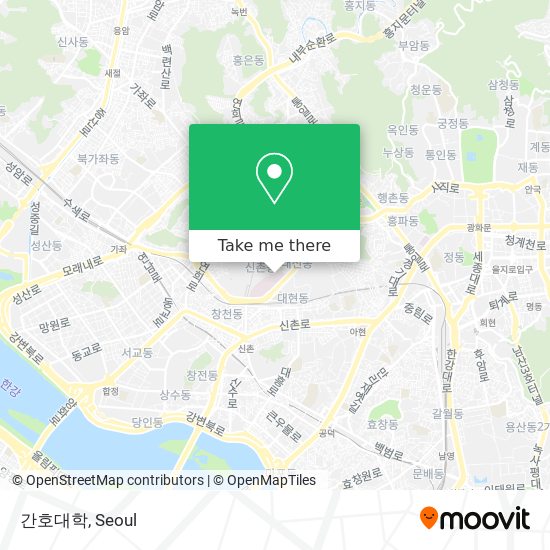 간호대학 map