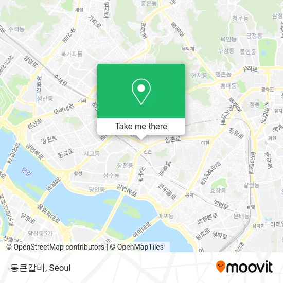 통큰갈비 map