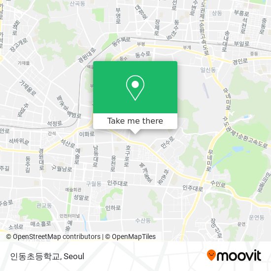 인동초등학교 map