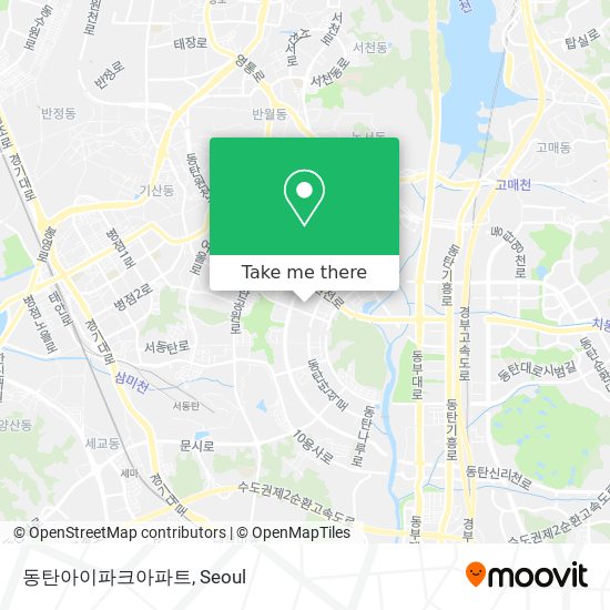 동탄아이파크아파트 map