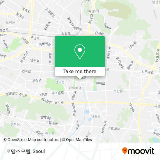 로망스모텔 map
