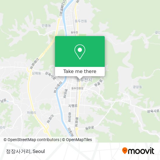 정장사거리 map