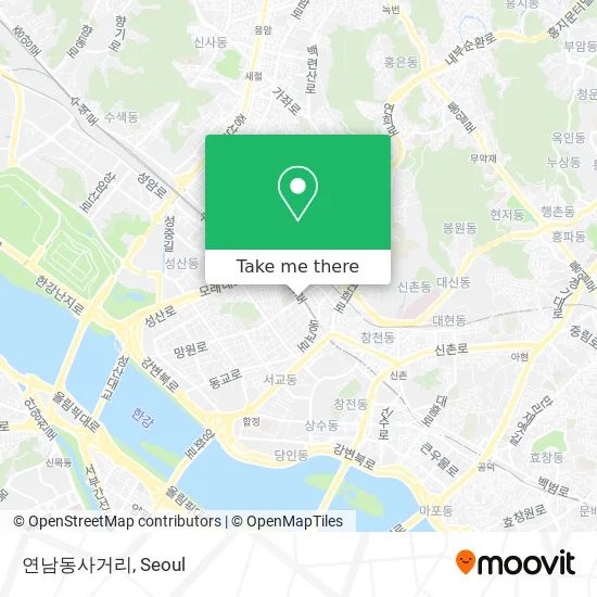연남동사거리 map