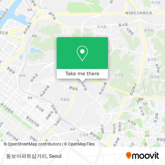 동보아파트삼거리 map