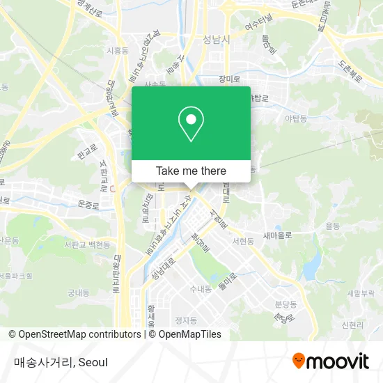 매송사거리 map
