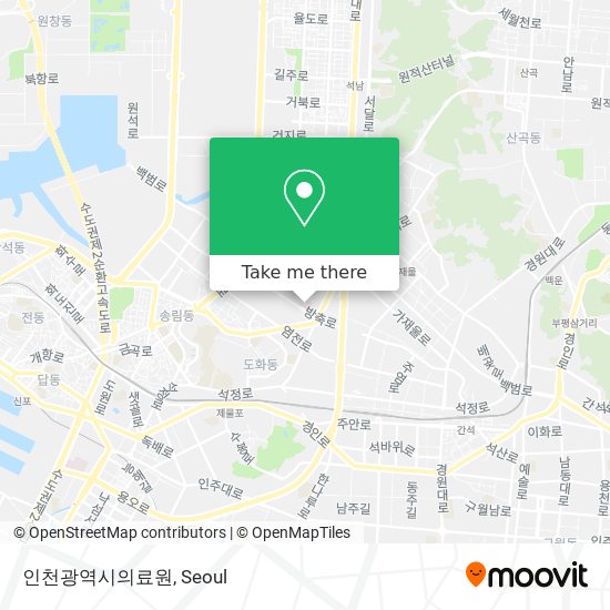 인천광역시의료원 map