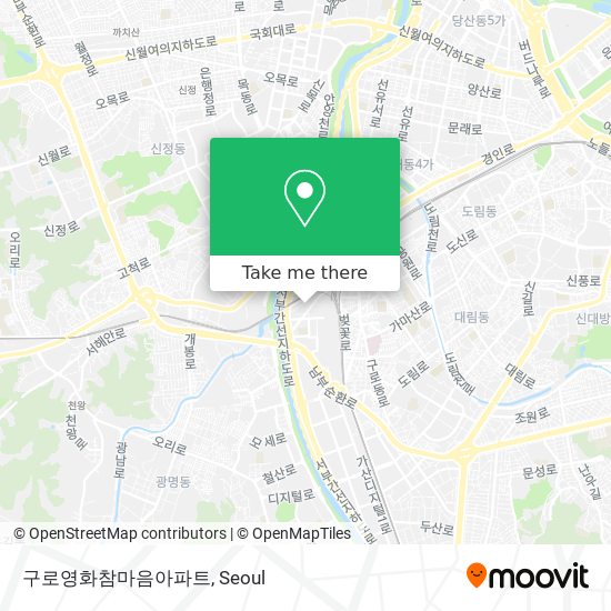 구로영화참마음아파트 map