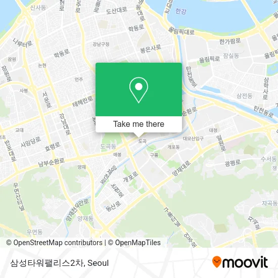 삼성타워팰리스2차 map