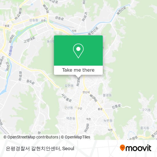 은평경찰서 갈현치안센터 map