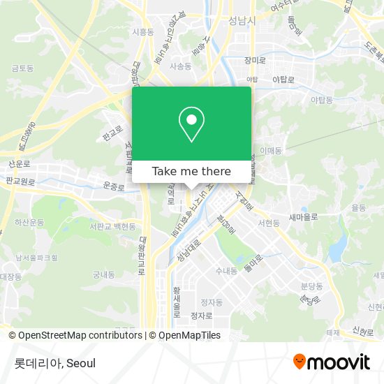 롯데리아 map