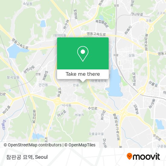 참판공 묘역 map